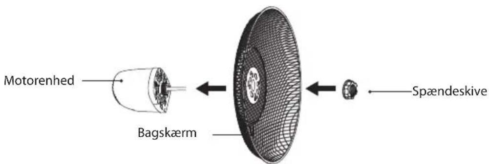 Logik L23WDF17E - Samling af din ventilator - 3