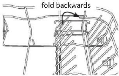 fold backwards