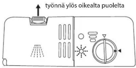 työnnä ylös oikealta puolelta