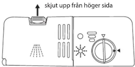 skjut upp från höger sida