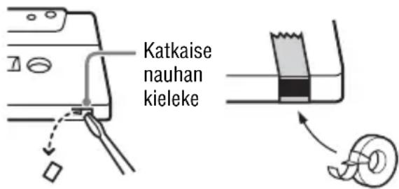 Katkaise nauhan kieleke