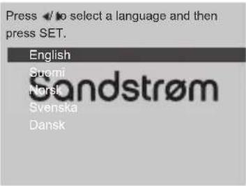 Sandstrøm S2CRAD11E - Påslagning/Standby - 1