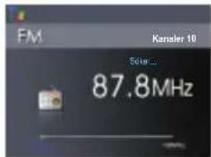 FM Kanaler 10 Söder... 87.8MHz