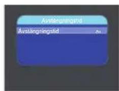Avstängningstid Avstängningstid