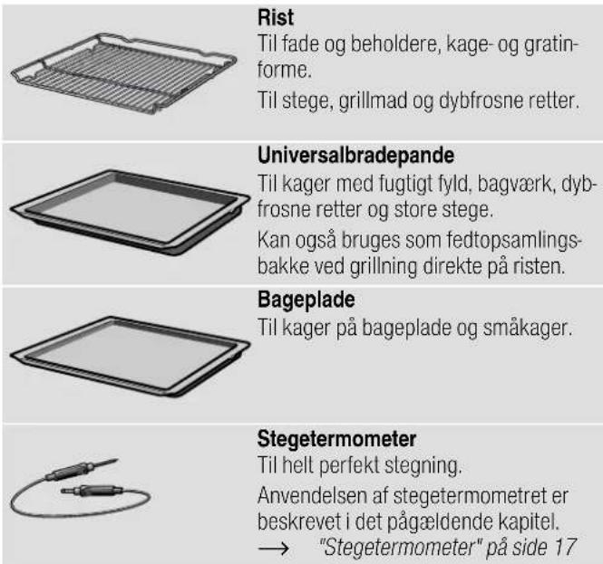 NEFF B5ACM7HN0S - Standardtilbehør - 1
