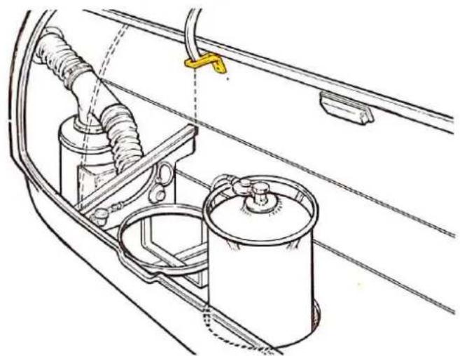 Solifer 550 DL (1991) - Lastens placering - 2