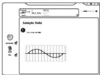 Sample Rate 1 0.5 1 KHz 0.5 MHz Systeors Nk
