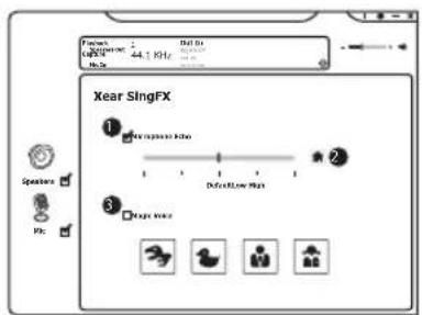 Xear SingFX 1 2 3 speaker PK: Def:Low Map Page icon