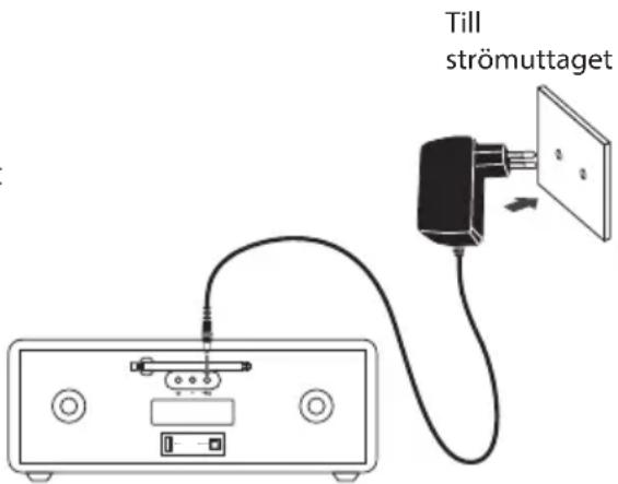Till strömuttaget