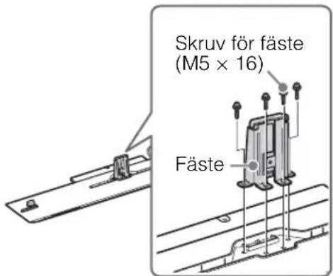 Skruv för fäste (M5 × 16) Fäste