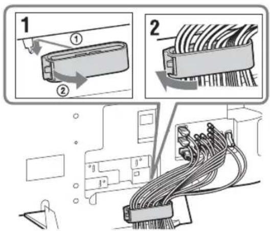 SONY Bravia KDL-40T2800 - 5: Binda ihop kablar - 1