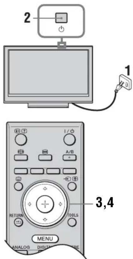 2 1 3,4 RETURN TOOLS MENU ANALOG DIGITAL CNTRE