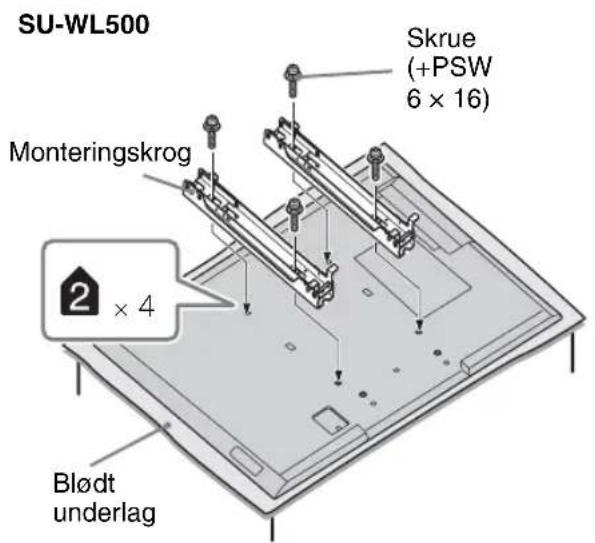 SU-WL500 Monteringskrog Skrue (+PSW 6 × 16) 2 × 4 Blødt underlag