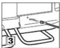 SONY Bravia KDL-40HX723 - 6: A hálózati kábel elvezetése/A kábelek kötegelése - 8