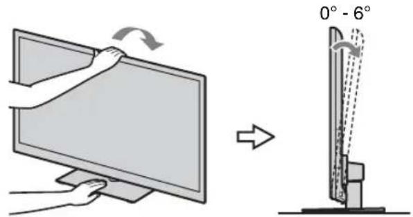 SONY Bravia KDL-40HX723 - Vinkeljustering (vip) (undtagen KDL-46/40/32CX52x) - 1