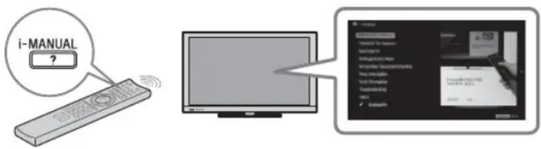 SONY Bravia KDL-40HX723 - Po nastavení televizoru BRAVIA a zvládnutí základních operací s touto příručkou najdete podrobnější vysvětlení funkcí televizoru v integrované příručce (i-Manual). - 1