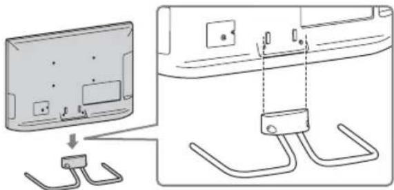 SONY Bravia KDL-40HX723 - 1: Montáž stolového stojana - 1