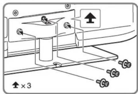 SONY Bravia KDL-40HX723 - 1: Montera bordsstativet - 3