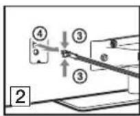 SONY Bravia KDL-46NX721 - 6: Samling af kablerne - 3