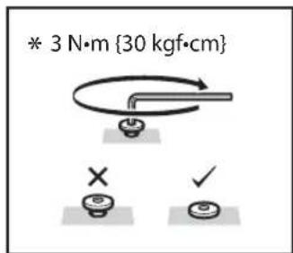 * 3 N·m {30 kgf·cm}