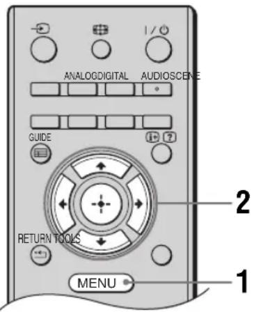 ANALOGDIGITAL AUDIOSCENE GUIDE RETURN TOOLS MENU 1 2