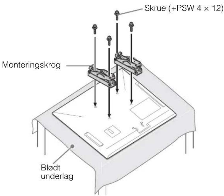 Skrue (+PSW 4 x 12) Monteringskrog Blødt underlag