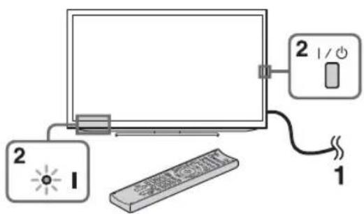 SONY Bravia KDL-40HX75G - 7: Utföra startinställningar - 1