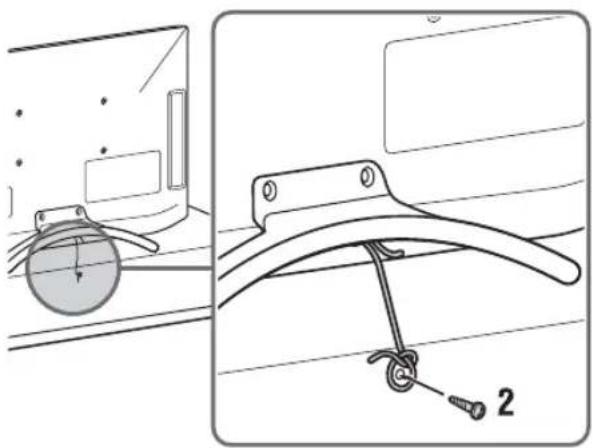 SONY Bravia KDL-40HX75G - 4: Förhindra att din TV välter - 3
