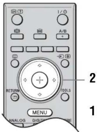 I / A/B RETURN TOOLS MENU ANALOG DIGITAL PRE 1 2