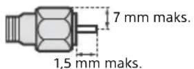 SONY Bravia KDL-40RD455 - Anbefaling af F-type stik - 1