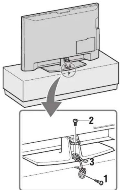SONY Bravia KDL-37U4000 - 4: Undgå, at TV-apparatet vælter - 1