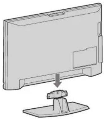 SONY Bravia KDL-37U4000 - Sådan isættes batterier i fjernbetjeningen - 3