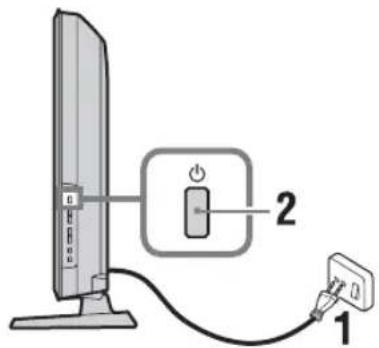 SONY Bravia KDL-19S5500 - 7: Valg af sprog, land/område og sted - 1