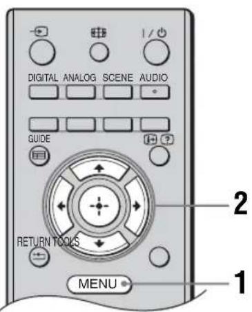 DIGITAL ANALOG SCENE AUDIO GUIDE RETURN TOOLS MENU 1 2