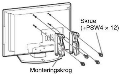 Skrue (+PSW4 × 12) Monteringskrog