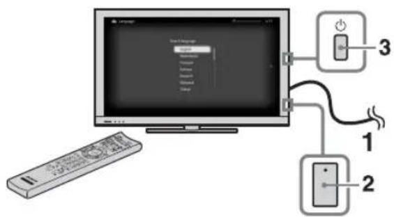 SONY Bravia KDL-40HX803 - Alkuasetusten määrittäminen - 1