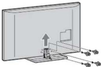 SONY Bravia KDL-40HX803 - Odmontovanie stolového stojana z televízneho prijímača - 1