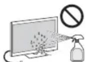 SONY Bravia KDL-55HX953 - Behandling og rengøring af tv'ets skærmoverflade og kabinet - 1
