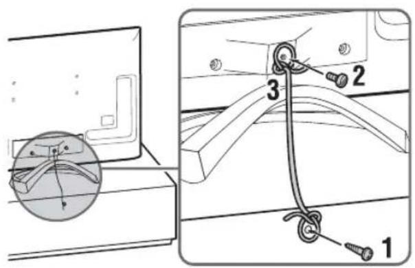 SONY Bravia KDL-55HX953 - 4: Förhindra att din TV välter - 1