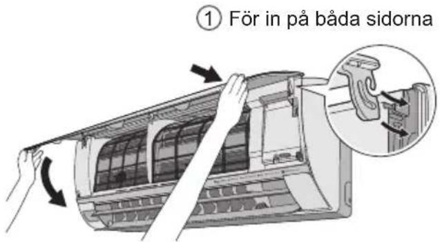 ① För in på båda sidorna