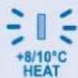 PANASONIC CS-NE7GKE - INDSTILLING AF MIN. DRIFTTEMPERATUR - 1
