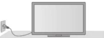 PANASONIC Viera TX-P42GT50Y - Håndtering af stikket og ledningen - 2