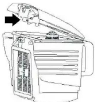 GORENJE VCEA03GAPRACY - Spilling rubbish from the dust compartment subassembly - 2