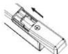 OK ODL 32676H-TIB - Installare le batterie nel telecomando - 3