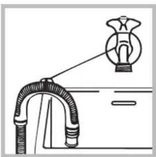 Hotpoint Ariston RPD 1047 DD EU - Veden poistoletkun liittäminen - 2