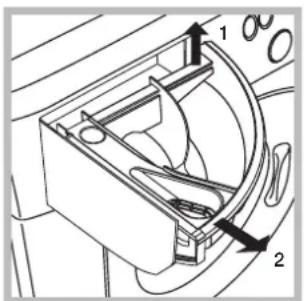 Hotpoint Ariston RPD 1047 DD EU - Rengöring av tvättmedelslådan - 1
