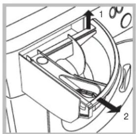 Hotpoint Ariston ARXD 169 - Rengjøre såpeskuffen - 1