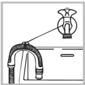 Hotpoint Ariston ARXD 169 - Connecting the drain hose - 2