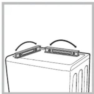 Hotpoint Ariston AQC9 2F7 TM2 1 (EU) - Kuivausrummun vaakatasoon asetus - 1