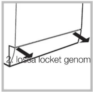 2. lossa locket genom